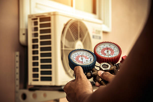 Professional Ductwork Repair technician working in Levittown, PA